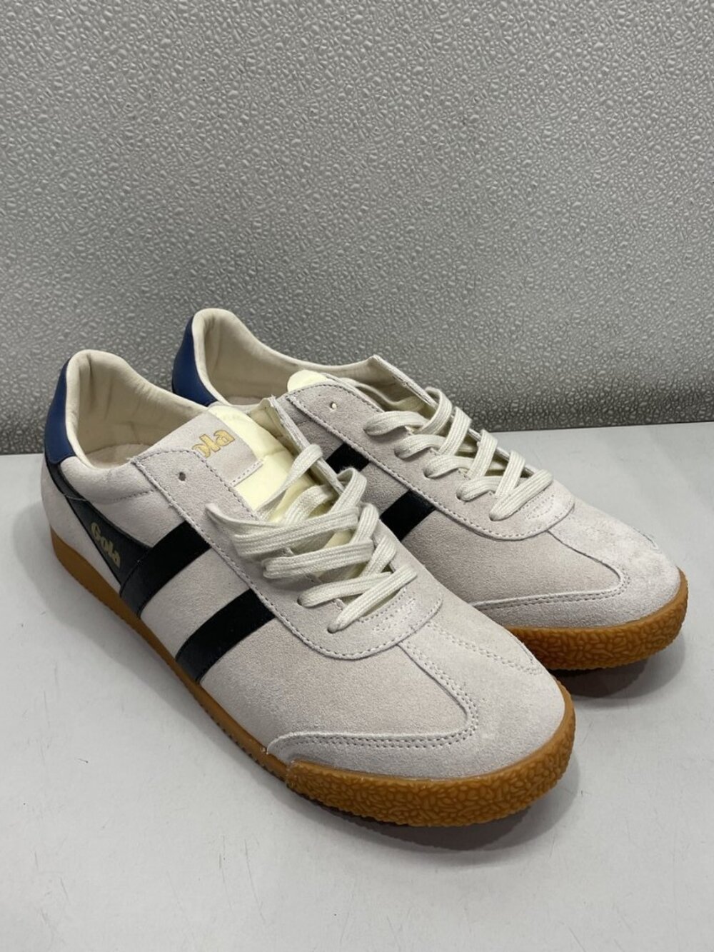 Gola Classics Elan Suede Sneakers Men's US 11, Off White, Back & Moonlight